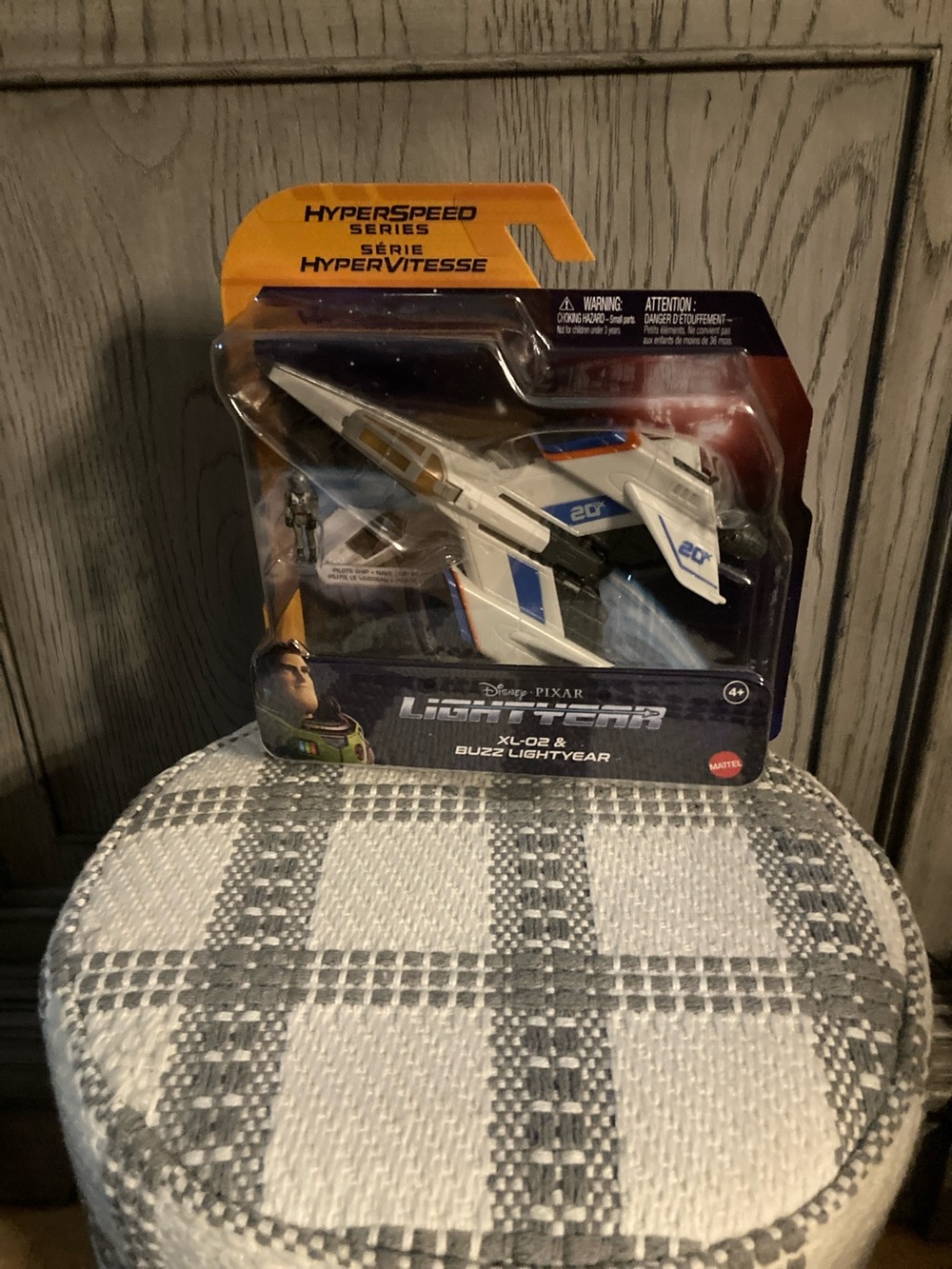 Disney White and Blue Lightyear XL-02 Hyperspeed Series Toy